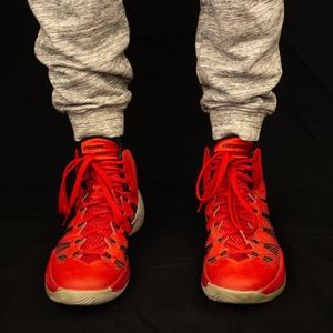 Nike Hyperdunk 2014 Red / Gray Size 7M 7Y 8.5W